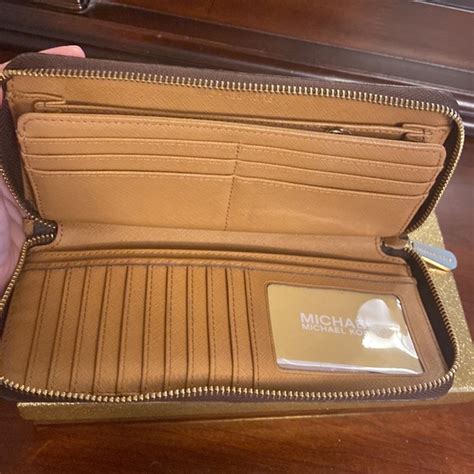 boxed metallic signature travel continental wallet|Michael Kors Boxed Metallic Signature Travel CONTINENTAL .